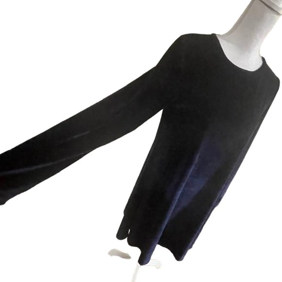 Velvet Navy A-Line Swing Skater Mini Holiday Event Party Cocktail Dress - Picture 4 of 13